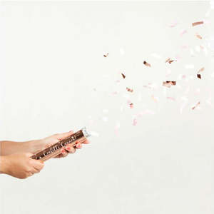 Rose Gold: Rose Gold Confetti Cannon