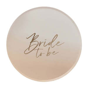 Bride To Be Plates 8pk