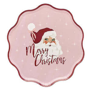 Santa Baby Plates 8pk