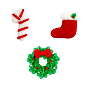 Christmas: Jolly Jumble Icing Decorations 6pk