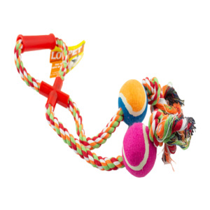 Double Rope And Ball Toy