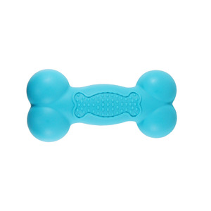 Training Accessories: Squeaky Bone-Print Dog Toy