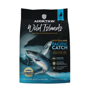 Food Kibble: Wild Islands Pacific Catch (Cat) 1.8kg Salmon Mackerel & Hoki Dry Cat Food