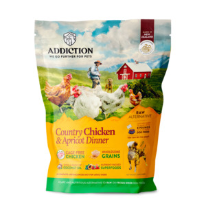 Addiction Country Chicken & Apricot Dinner (Dog) 0.91kg