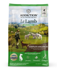 Food Kibble: Addiction Le Lamb Kibble for Dogs