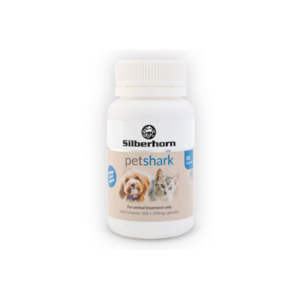 Health Wellbeing: Silberhorn Pet Shark Cartilage – Joint & Mobility Support (100 Capsules)
