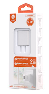 Vipfan Power Adapter: VIPFAN 2 USB Port Power Adapter, Wall Charger