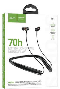 Headphones: Sports Bluetooth Earphone w/ 70 Hours Long Battery Life, Flexible Neck Band (ES71)
