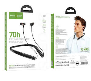 Sports Bluetooth Earphone w/ 70 Hours Long Battery Life, Flexible Neck Band (ES71)