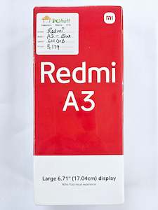 Redmi A3- Star Blue 64GB, Brand New Phone