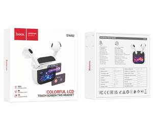 Headphones And Earphones: Hoco. EW82 Colorful  LCD Touch Screen TWS Headset