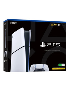 Playstation Xbox Consoles: Sony PS5 PlayStation Disc-Free Digital Edition 1TB, Brand New