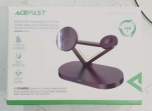 Acefast Three-in-one Desktop Charging Station, Brand New