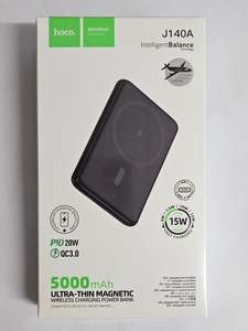 Vipfan 10000mah Power Bank W 2 Usb 2 1 Amp F1: Hoco.  “J140A” PD20W Wireless Charging 5000mAh Ultra-Thin Magnetic Power Bank- Black, Brand New