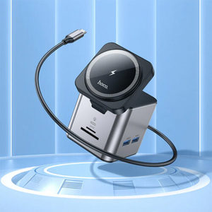 Hoco HB49 Effortless 9-in-1 Wireless Fast Charging Desktop Station, Brand New
