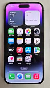 iphone 14 Pro Purple PreOwned phone 128gb