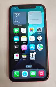Apple Phones: Iphone XR pre-owned 128 gb Red Phone