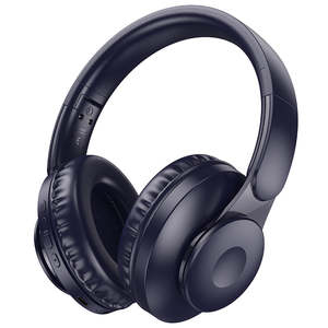 Headphones And Earphones: Premium Bluetooth Headset w/ 46 Hours(W45) Black