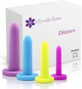 Conditions Pelvic Pain: Small Silicone Vaginal Dilators - 1-4 sizes