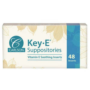 Conditions Menopause: Carlson Key-E Suppositories | Vinamine E Lubricant