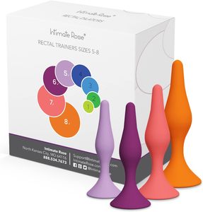 Intimate Rose: Large Rectal Trainer Set - Sizes 5 - 8