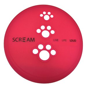 Scream Extreme Toys: Scream SILICONE PET FLYER Pink - Small 18cm