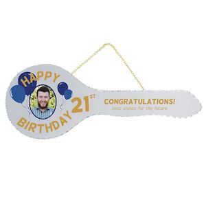 Keys: 21st Celebration Key - Blue Balloons