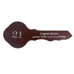 21st Celebration Key - Paua