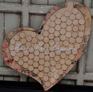 Gifts: Custom Wooden Guest Book