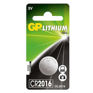 Batteries: GP Button Cell - CR2016 1pk