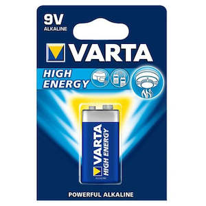 Batteries: Varta Alkaline Battery - 9V 1pk