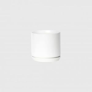 White Oslo Plant Pot