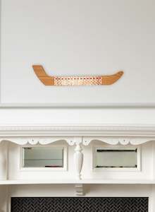 Sculpture: Red & Copper Waka