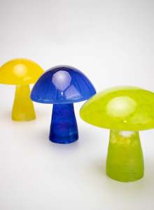 Lorraine Natusch: Aquamarine Mushroom - Medium