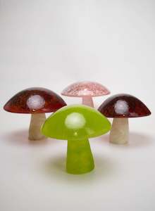 Lorraine Natusch: Red Lace Mushroom - Large