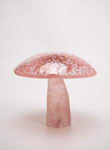 Lorraine Natusch: Pink Lace Mushroom - Large