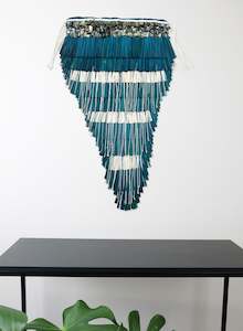 Ngahuru Hei Mahia To Tatou Ao: Porutu - Waves on the Shore - Wall Hanging - Teresa Murray