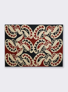 Ra Gossage 1: Te pitau a Manaia Series - Whero - Original Painting