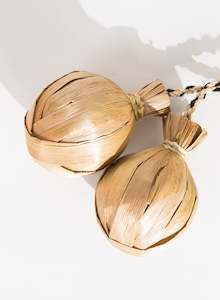 Our Creative Director Melanie Jane S Picks: Short Raupō & Muka Poi - Black