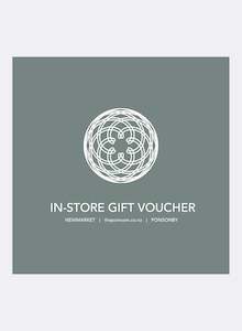 Gift Vouchers: Instore Gift Vouchers