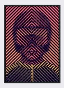 Ski Racer Boy - Sunset