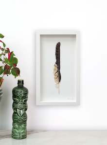Cathy Brickhill: Harrier Hawk Feather 3D Embroidery