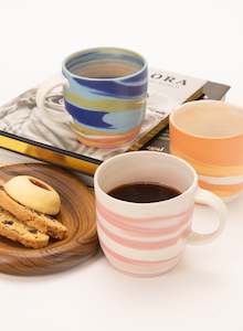 Mystery Creek Ceramics: Thrown Mug - Pinks