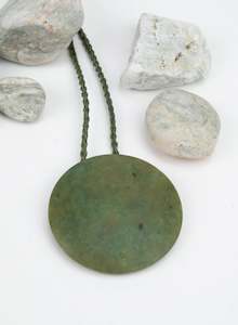 Pounamu: Large Pounamu Disc #2