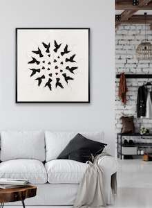 The Special Gift: Small Mandala Original - "Have a Heart"