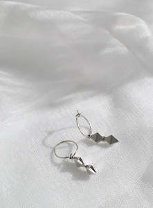 Bow Hoop Earrings