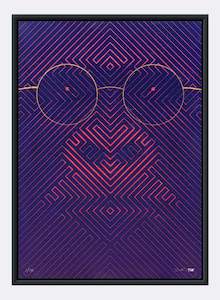 Tim Christie: Professor Congo - Pink & Purple