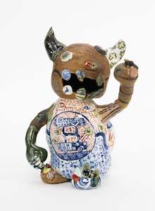 Yobitsugi Style Cat Sculpture #3