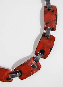 Phillipa Gee: Rectangle Enamel Necklace