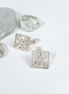 Tapa Sterling Silver Cufflinks